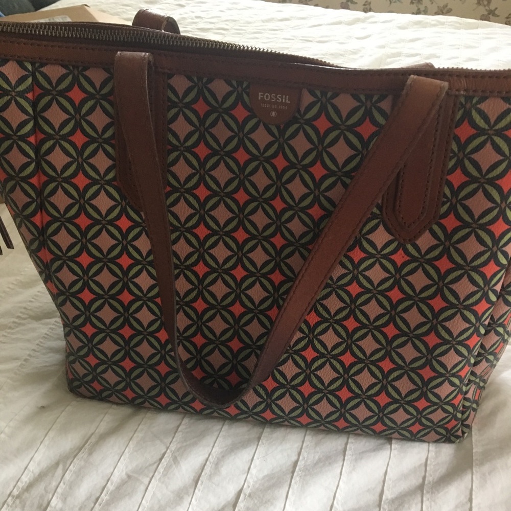 Geometric Fossil Tote
